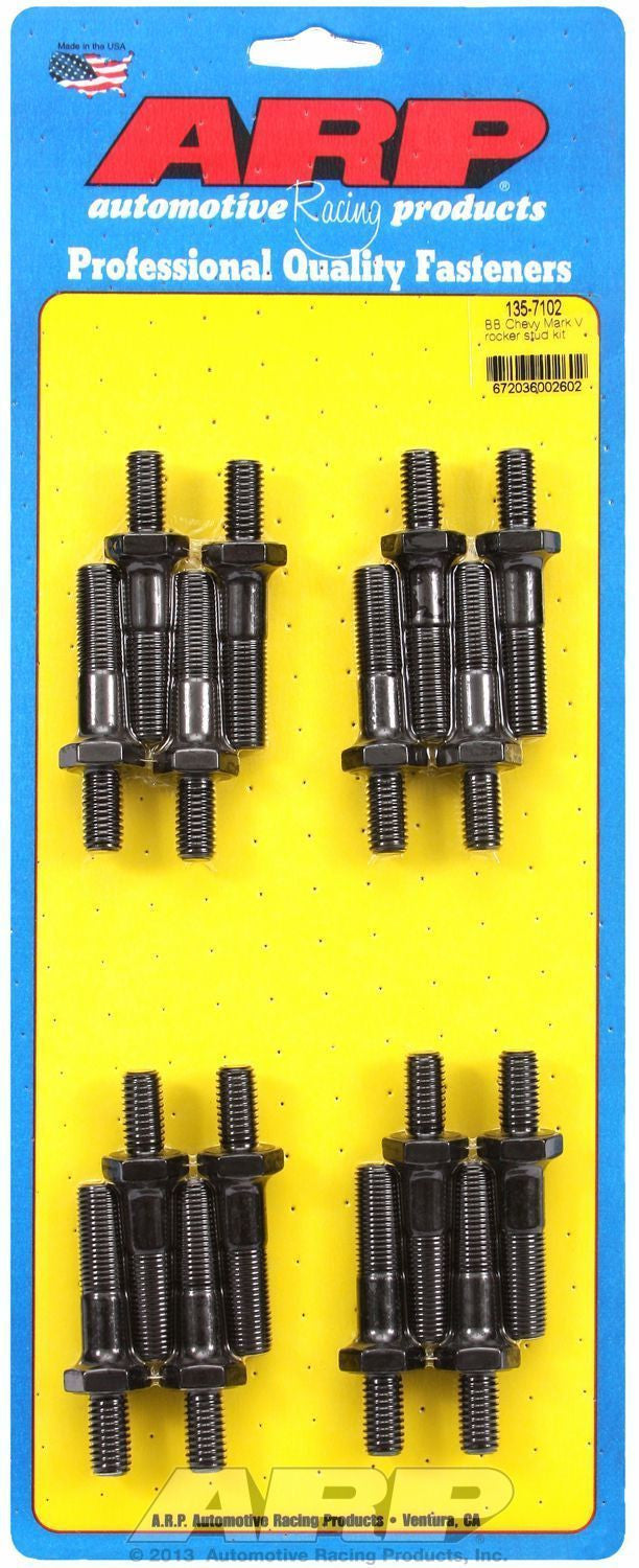 ARP 135-7102 3/8 Dia. Rocker Arm Studs Kit for Chevrolet Big Block BBC –  AMS RACING