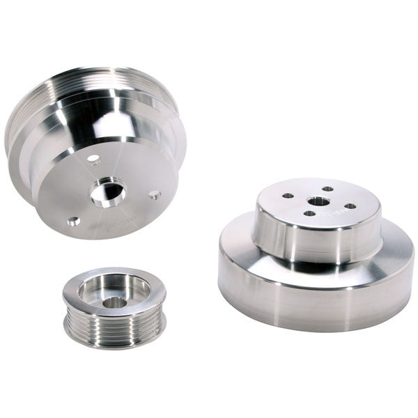 BBK 1603 3 Piece Aluminum Underdrive Pulley Kit for 1988-1995 Chevy Trucks 4.3L 5.0L 5.7L