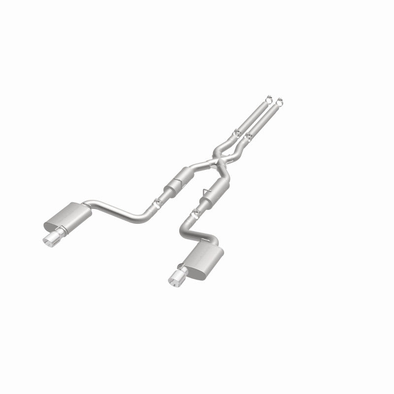 MagnaFlow 15494 Dual Split Rear Exit Stainless Cat-Back Performance Exhaust for 2012-2014 Dodge Charger SRT-8 Hemi