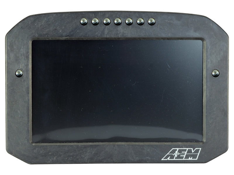 AEM 30-5702F CD-7G Carbon Flush Digital Dash Display w/ Internal 20Hz GPS & Antenna