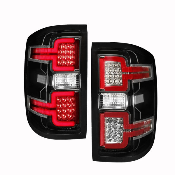 ANZO 311289 LED Taillights Black for 2014-2018 Chevy Silverado 1500