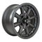 Enkei Compe 16x7 38mm Offset 4x100 Bolt Pattern 72.6mm Bore Dia Gunmetal Wheel