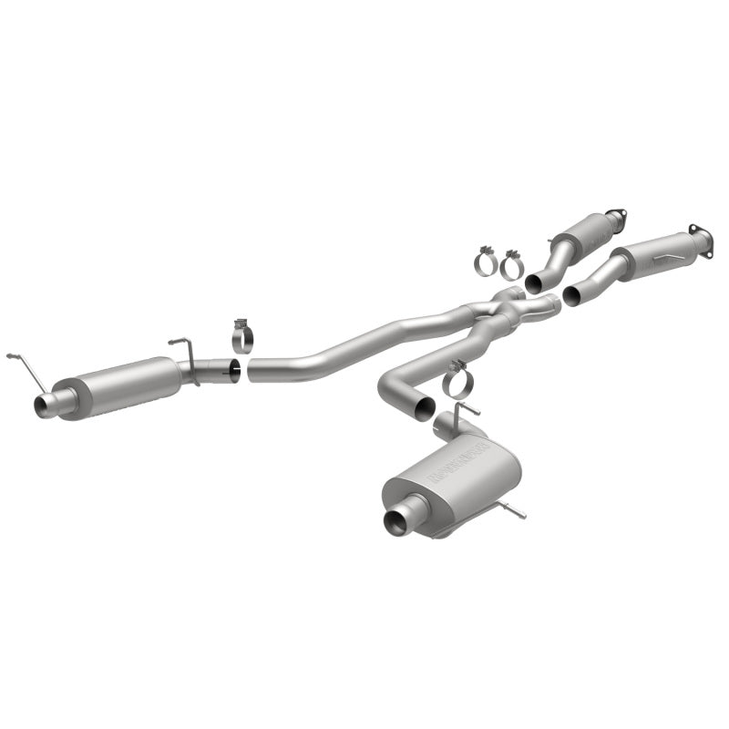 MagnaFlow 15064 Dual Split Rear Exit Stainless Cat Back Perf Exhaust for 2012-2021 Jeep Grand Cherokee V8 6.4L