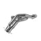 BBK 40130 1-7/8 Shorty Exhaust Headers Polished Silver Ceramic for 2006-2010 Dodge Challenger Charger 300C Magnum 6.1 HEMI