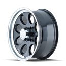 ION Type 171 16x8 / 8x165.1 BP / -5mm Offset / 130.8mm Hub Black/Machined Wheel