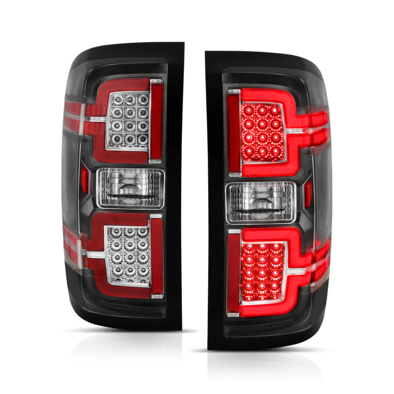 ANZO 311289 LED Taillights Black for 2014-2018 Chevy Silverado 1500