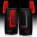 ANZO 311322 LED Taillight Plank Style Black w/Smoke Lens for 2007-2014 Chevy Tahoe