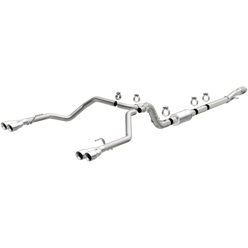 MagnaFlow 19489 Quad Exit Polished Stainless Cat-Back Exhaust for 2019 Chevrolet Silverado 1500