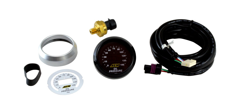 AEM 30-4407 52mm Oil Pressure 150psi Digital Gauge