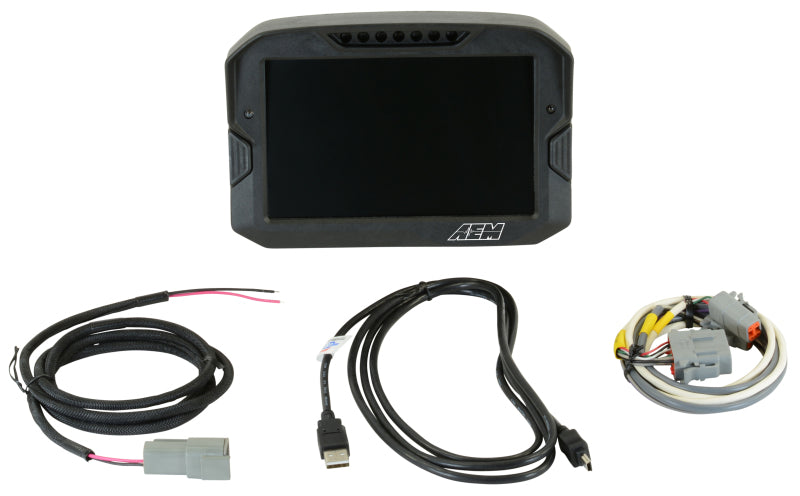 AEM 30-5700 CD-7 Non Logging Race Dash Carbon Fiber Digital Display (CAN Input Only)