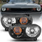 ANZO 121526 Crystal Headlights Black for 2008-2014 Dodge Challenger