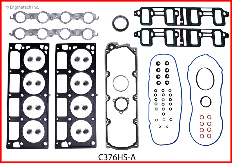 Enginetech Remain Overhaul Kit for 2007-2014 Chevrolet GMC Gen III IV 364 6.0L 6.2L