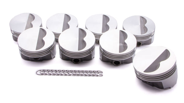 ICON PISTONS IC9941.030 SBC FHR Forged Piston Set - 4.155 in Bore