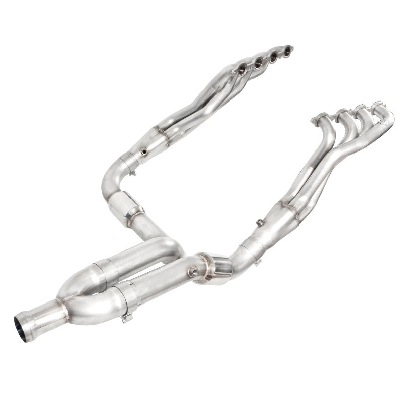 Stainless Works CT07HCATY Headers 1-7/8in Primaries w/ High-Flow Cats Y-Pipe for 2007-2013 Chevy Silverado/GMC Sierra