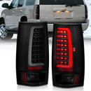 ANZO 311322 LED Taillight Plank Style Black w/Smoke Lens for 2007-2014 Chevy Tahoe