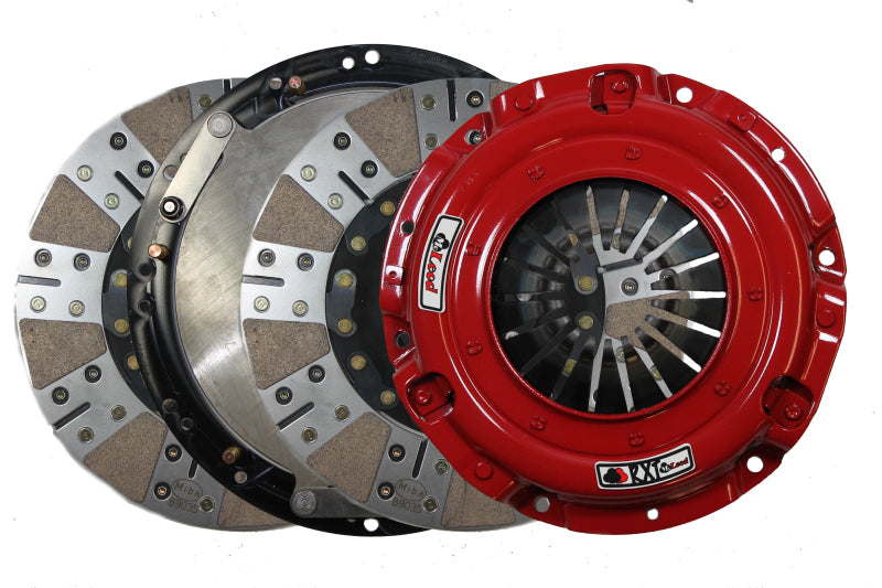 McLeod 6335825HD RSX HD Twin Clutch Kit for 11-17 Ford Mustang 5.0L Coyote 8 Bolt Modular 9-11/16 x 1 x 23 Spline