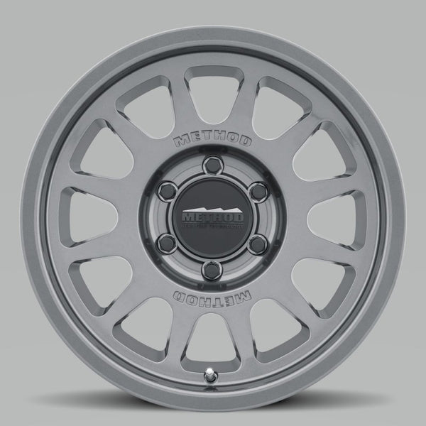 Method MR703 17x7.5 +50mm Offset 6x130 84.1mm CB Gloss Titanium Wheel