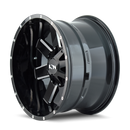 ION Type 141 17x9 / 6x135 BP / 18mm Offset / 106mm Hub Gloss Black Milled Wheel