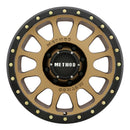 Method MR305 NV 20x10 -18mm Offset 8x180 130.81mm CB Method Bronze/Black Street Loc Wheel