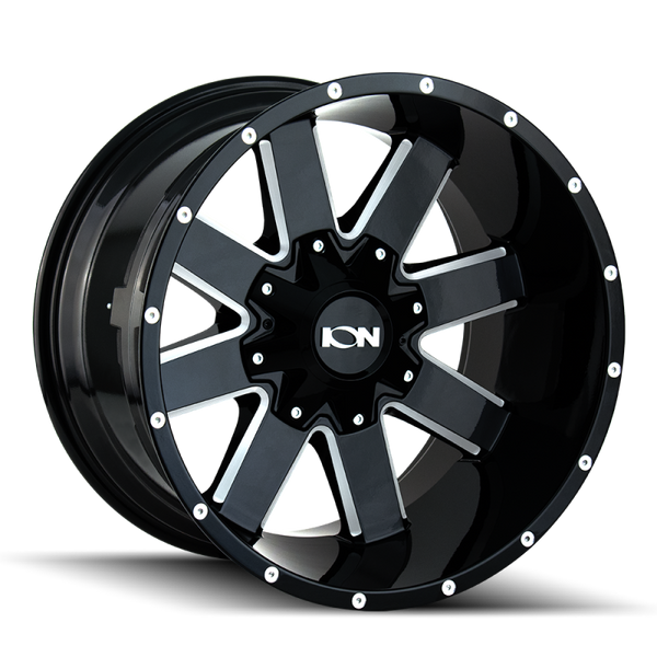 ION Type 141 20x9 / 6x135 BP / 18mm Offset / 106mm Hub Gloss Black Milled Wheel