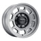 Method MR705 17x8.5 0mm Offset 8x6.5 130.81mm CB Titanium Wheel