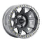 Method MR108 17x9 -44mm Offset 5x5 71.5mm CB Gloss Titanium w/BH-H24125-38 Wheel