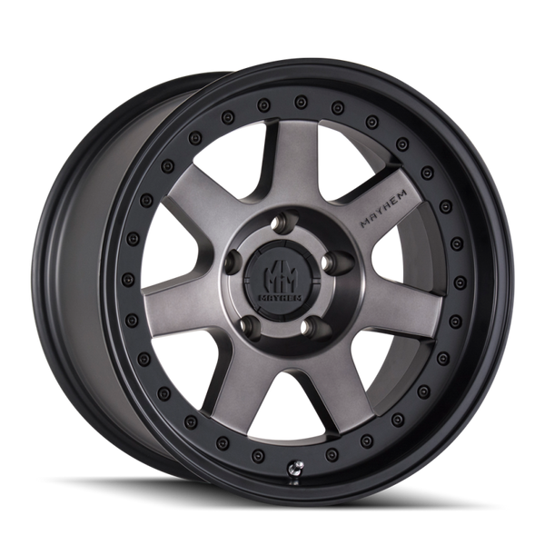 Mayhem 8300 Prodigy 20x9 / 8x180 BP / 0mm Offset / 130.8mm Hub Matte Black w/ Dark Tint Wheel