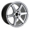 Enkei T6S 18x8.5 35mm Offset 5x114.3 Bolt Pattern 72.6 Bore Matte Silver Wheel