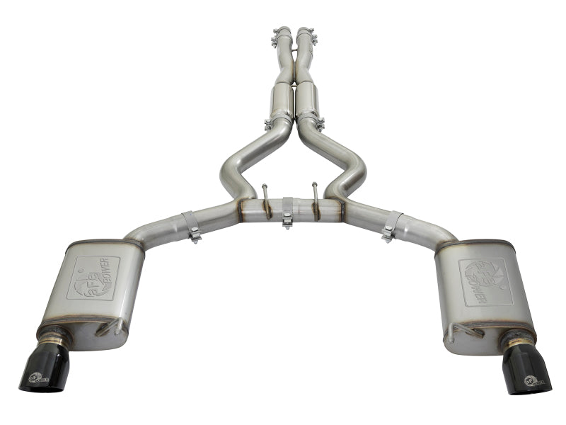 aFe 49-32086-B MACH Force-Xp 304 SS Cat-Back Exhaust System w/ Black Tip for 2011-2021 Dodge Durango V6-3.6L / V8-5.7L