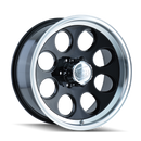 ION Type 171 18x9 / 6x139.7 BP / 0mm Offset / 106mm Hub Black/Machined Wheel