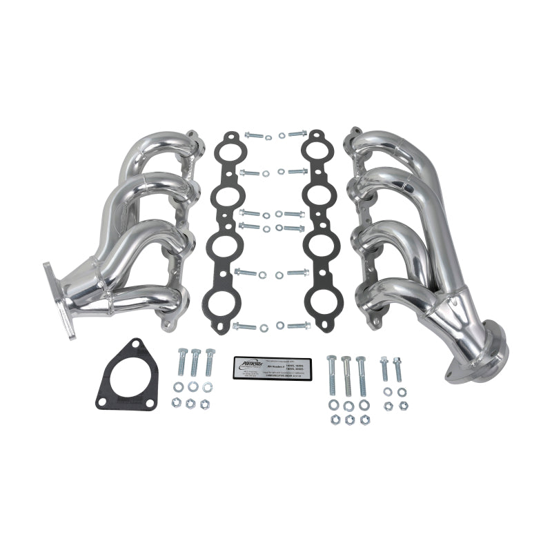 JBA 1850S-2JS  Silver Ctd Cat4Ward Shorty Headers for 2002-2013 GM Chevy Truck SUV 4.8L 5.3L LS