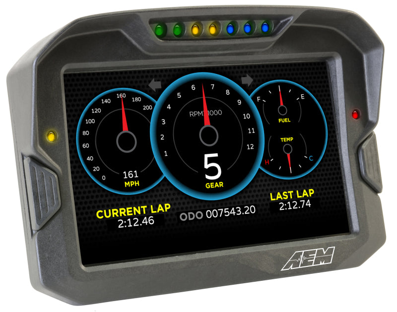 AEM 30-5700 CD-7 Non Logging Race Dash Carbon Fiber Digital Display (CAN Input Only)