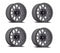 Method MR30989016818  Race Wheels 309 Grid Titanium/Black Street Loc 18x9" 6x135", 18mm offset 5.75" Backspace