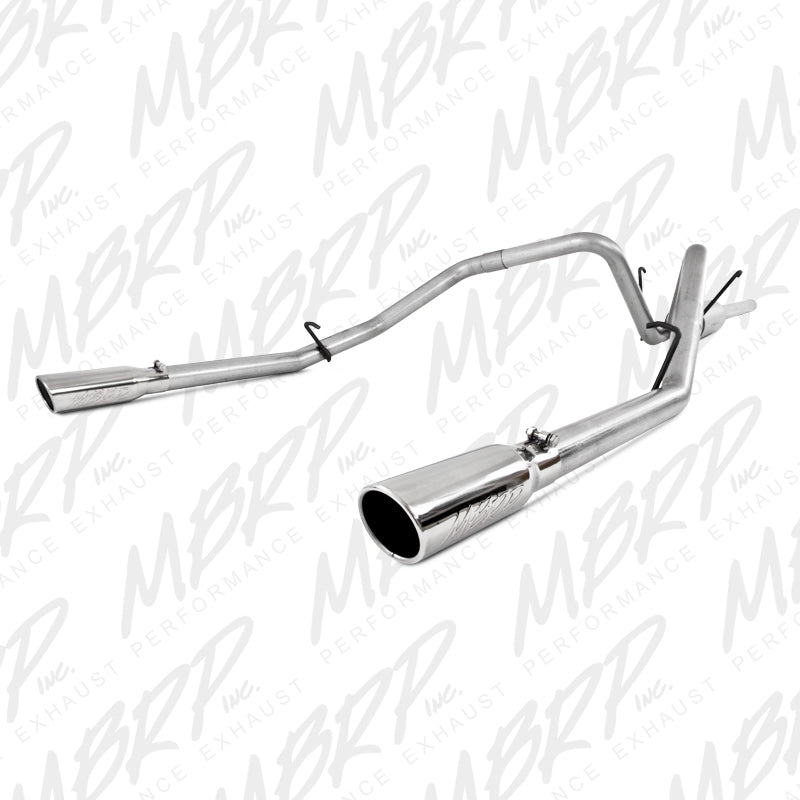 MBRP S5126AL 2.5" Aluminized Cat Back, Dual Split Rear for 2006-2008 Dodge Ram Hemi 1500 5.7L SC/CC-SB