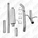 MBRP 2014 Chevy/GMC 1500 Silverado/Sierra 4.3L V6/5.3L V8 Single Side Exit AL 3in Cat Back Exhaust