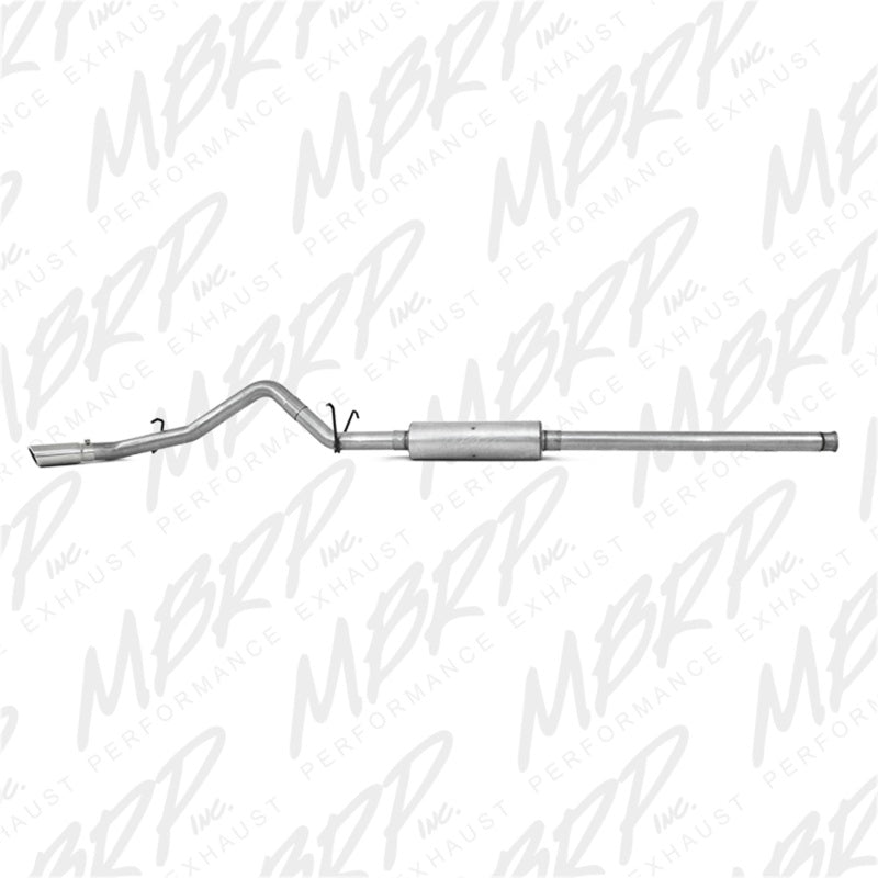 MBRP 2014 Chevy/GMC 1500 Silverado/Sierra 4.3L V6/5.3L V8 Single Side Exit AL 3in Cat Back Exhaust