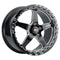 Weld 15x10 Ventura Beadlock 5x115 ET22 BS6.4 Gloss BLK MIL DIA 78.1