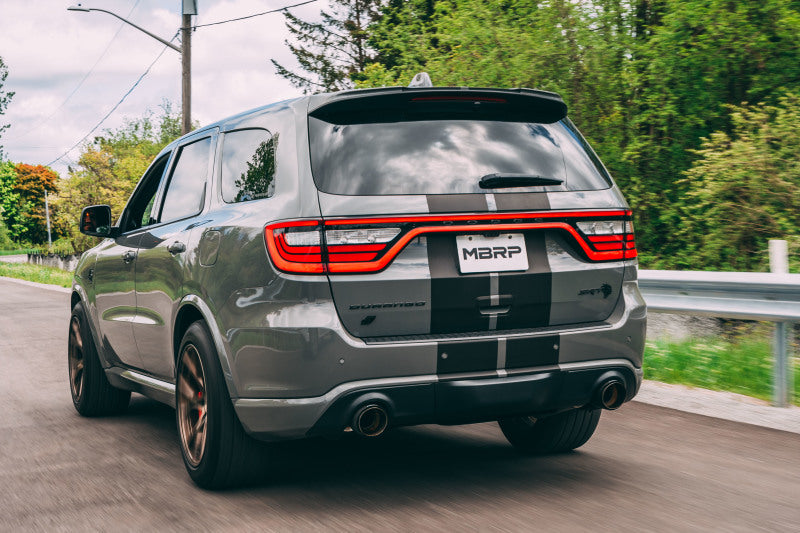 MBRP 2018-2023 Dodge Durango SRT 6.4L Armor Lite AL Steel 3in Cat Back Exhaust Dual Rear Exit w/ SS Tips