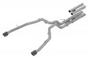 MBRP S51543CF 3" Cat-Back Dual Split Rear, Race Version Exhaust System for 2021-2024 RAM TRX T304 Stainless Steel w/ Carbon Fiber Tips