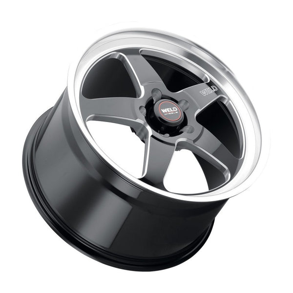 Weld 20x9 Ventura 5x115 ET20 BS5.75 Gloss BLK MIL DIA 71.5