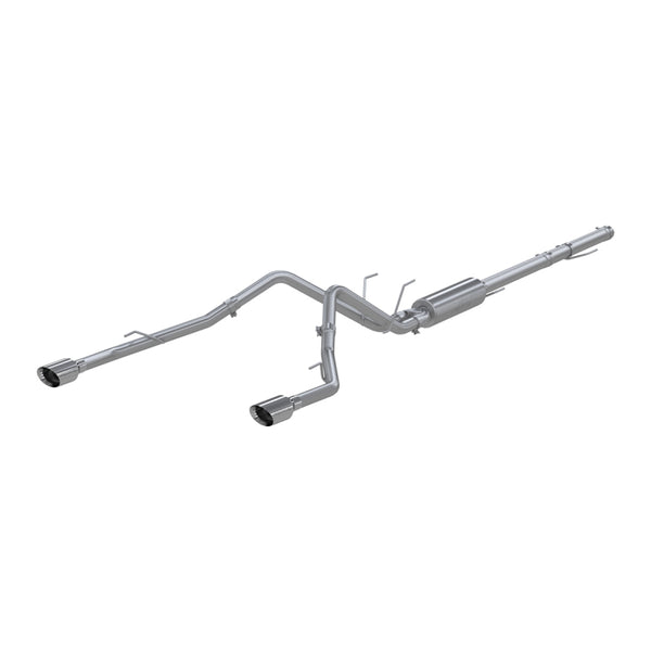 MBRP S5146304 2.5" Cat Back, Dual Split Rear (through stock bumper) for 2009-2024 Dodge Ram 1500 5.7L Hemi