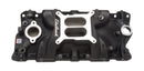 Edelbrock 27013 Performer EPS Intake Manifold for 1955-86 Small-Block Chevy, Black Finish