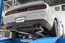 MBRP 2015-2016 Dodge Challenger RT 5.7L T304 SS 3in Dual Rear Cat-back CF Quad Tips - Street