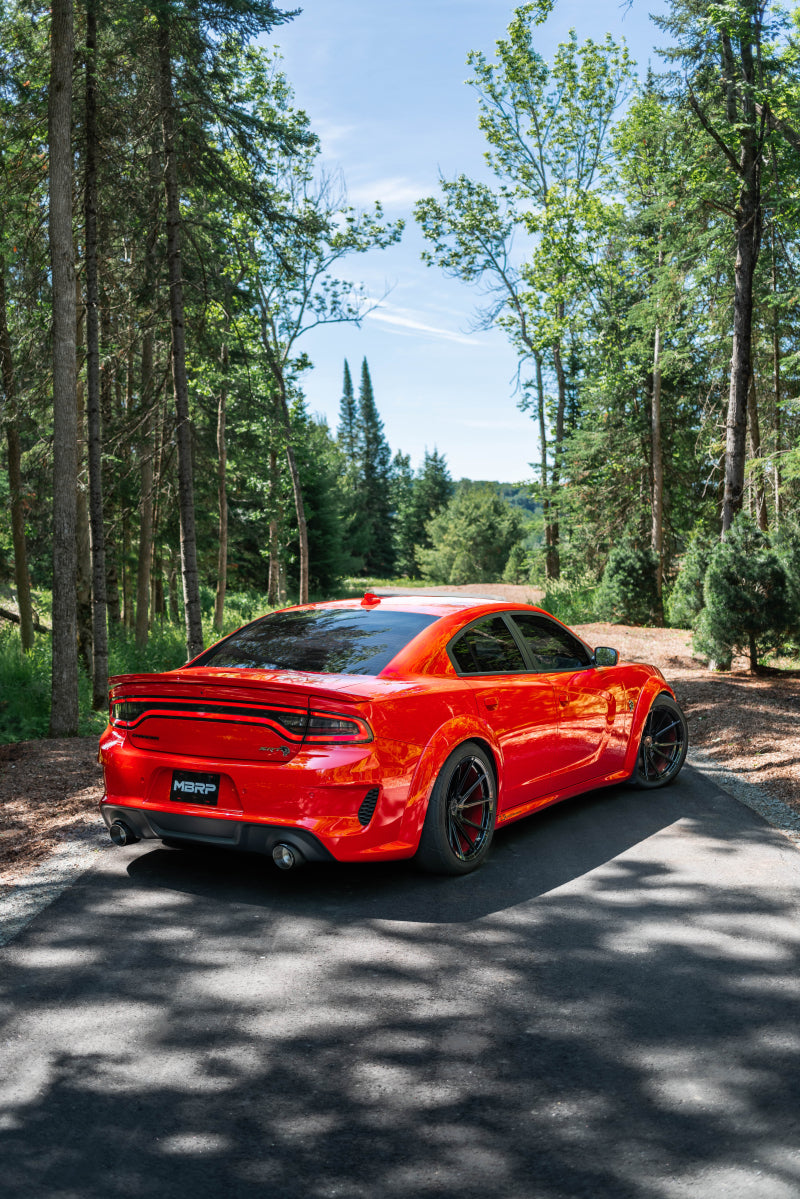 MBRP S71183CF 3" Race Profile Cat-Back w/Dual Carbon Fiber Tips Exhaust for 2017-2023 Dodge Charger 5.7L/6.2L/6.4L