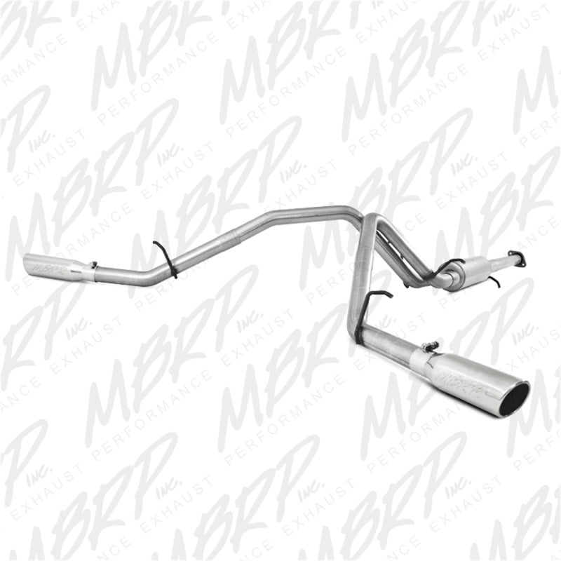 MBRP 2007-2008 Chevy/GMC 1500 (Next Gen.) CC EC (excl. 8 bed) 4.8/5.3L/6.0L Cat Back Dual Split