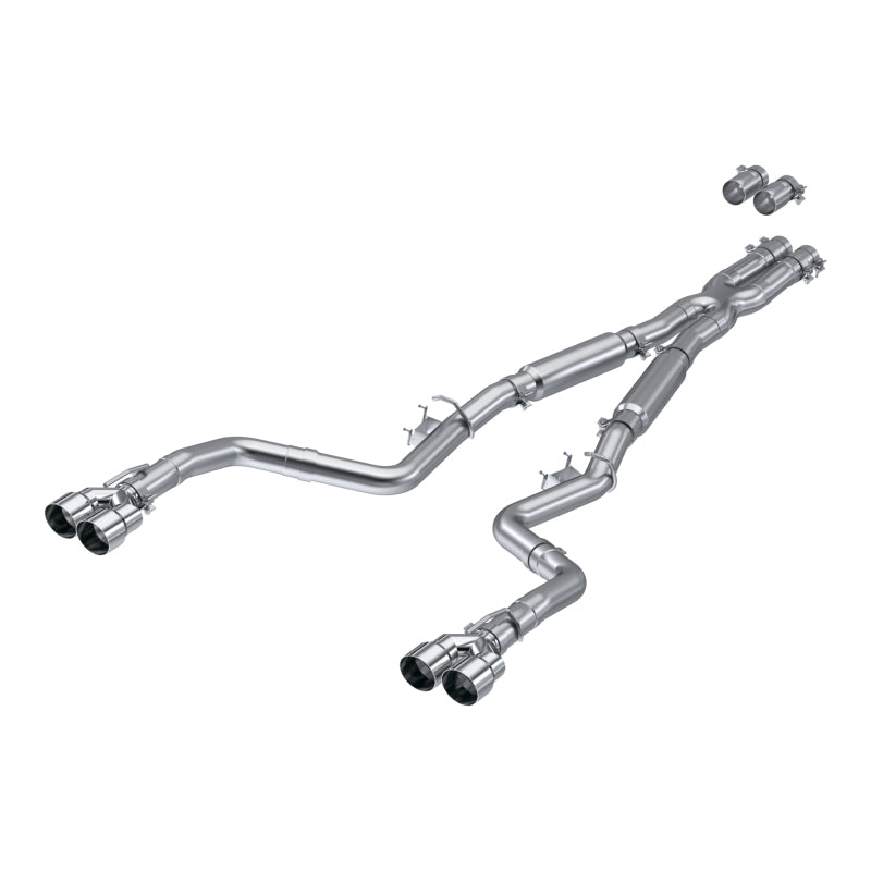 MBRP 2017-2021 Dodge Challenger 5.7L/6.2L/6.4L Aluminized Catback Exhaust