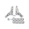 JBA 1968SJS Cat4Ward Header for 2015-2020 Chrysler 6.2/6.4L HEMI 1 7/8in Primary Silver Ctd