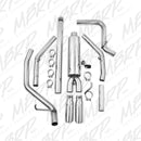 MBRP 2014 Chevy/GMC 1500 Silverado/Sierra 4.3L V6/5.3L V8 Dual Split Rear T409 3in Cat Back Exhaust